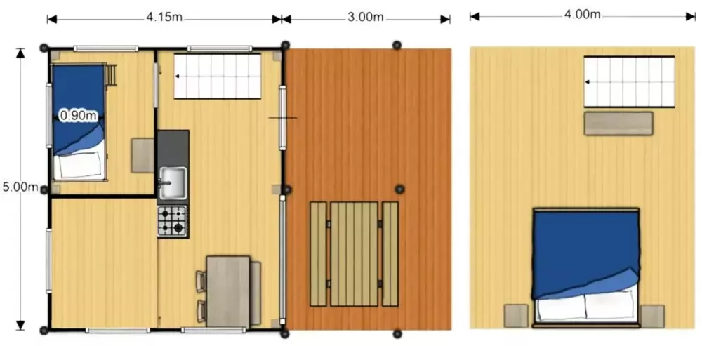 Campingplatz FONTAINE DU ROC 3 Sterne★★★